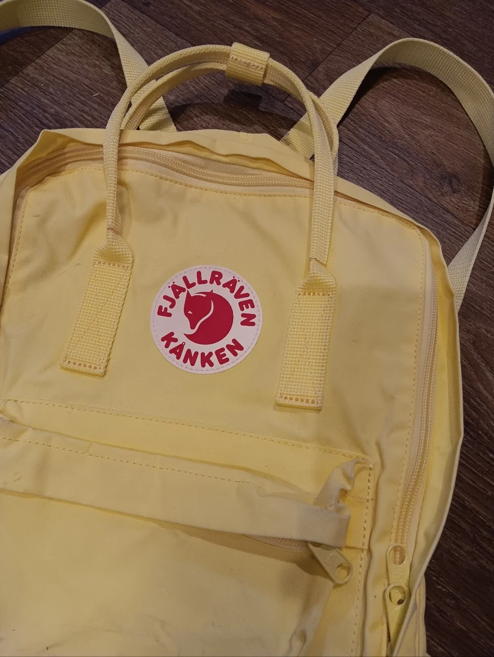 Fjallraven Kanken Classic Backpack in Yellow